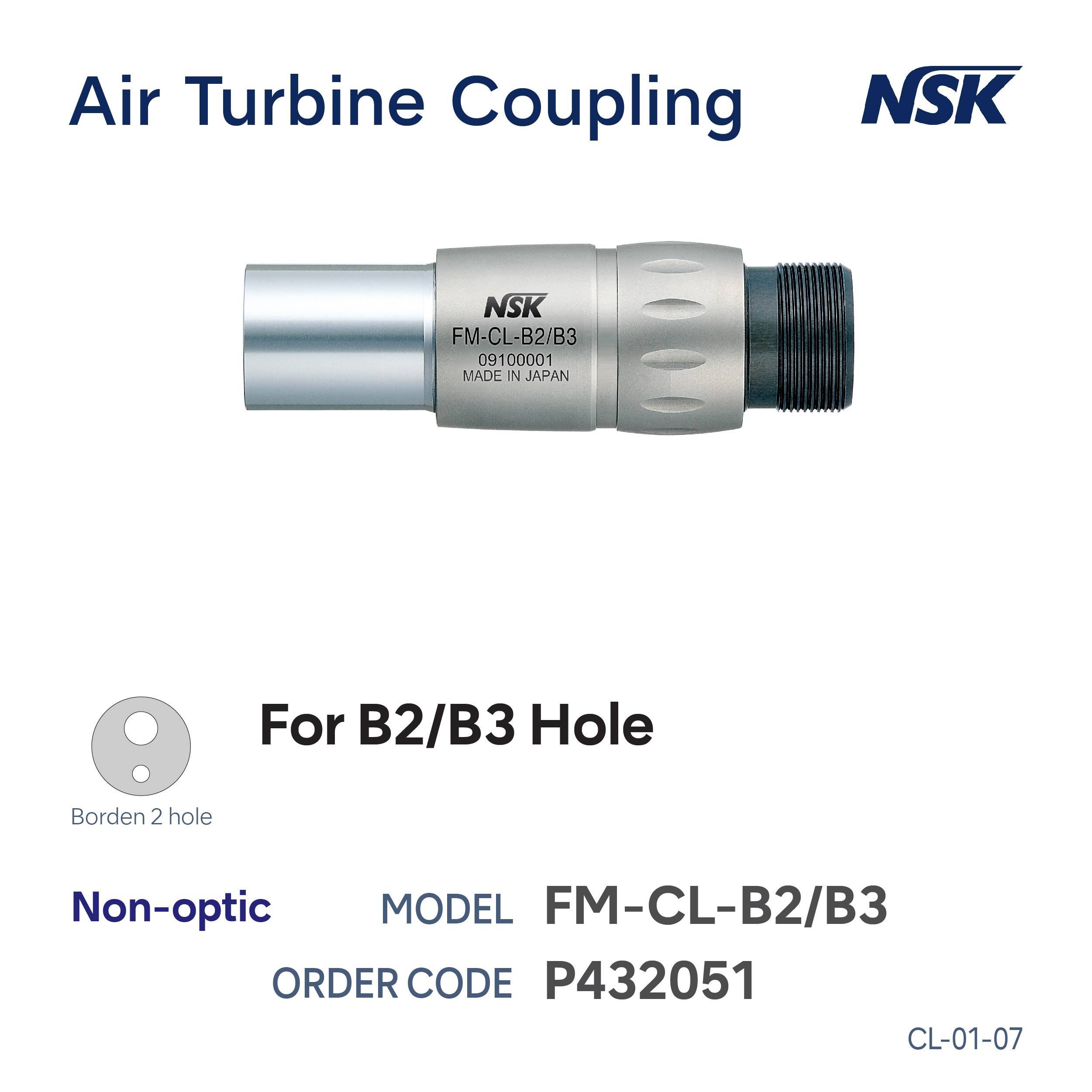 FM CL BORDEN 2 HOLE COUPLING