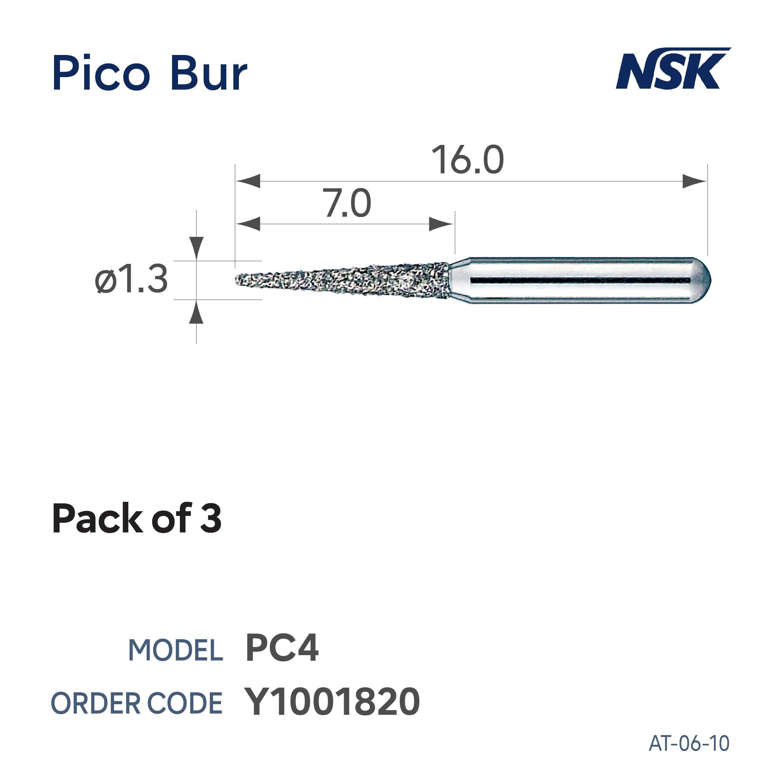 PC4 PICO BUR (SET OF 3)