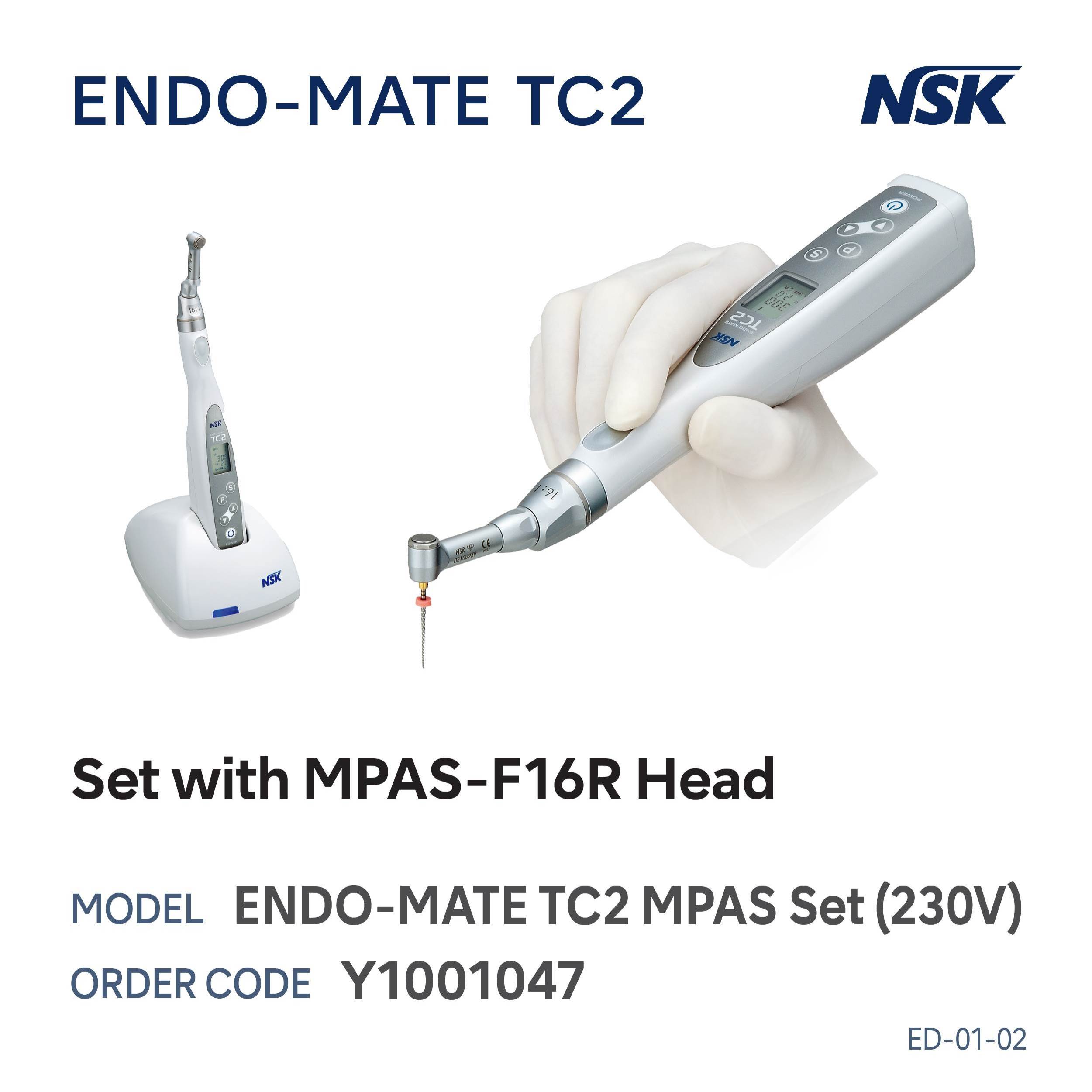 Endomate TC2 With MPAS Head 16:1 Handpiece