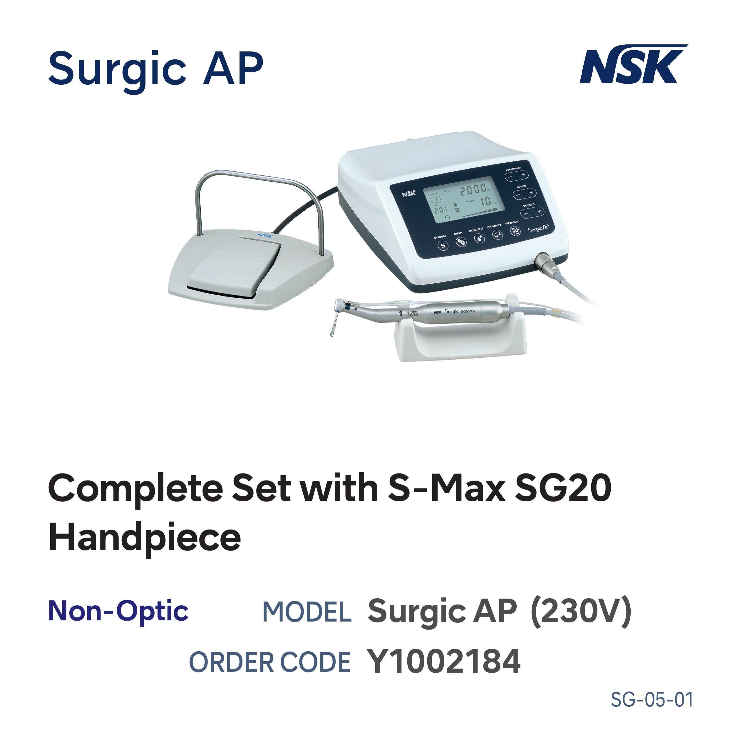 Surgic Ap With S Max SG20 Handpiece