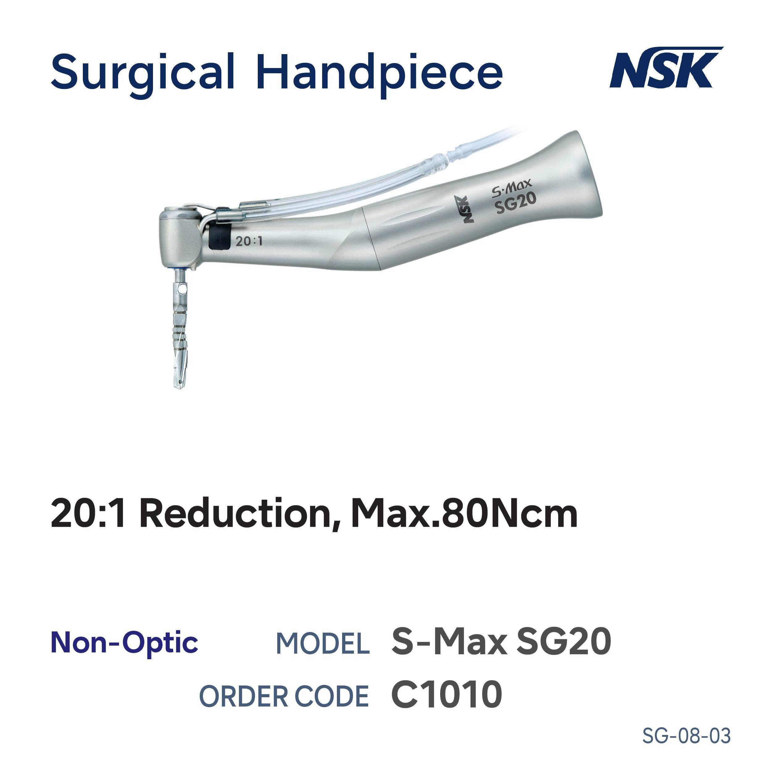SMAX SG20 20:1 Implant Handpiece (Non Optic)