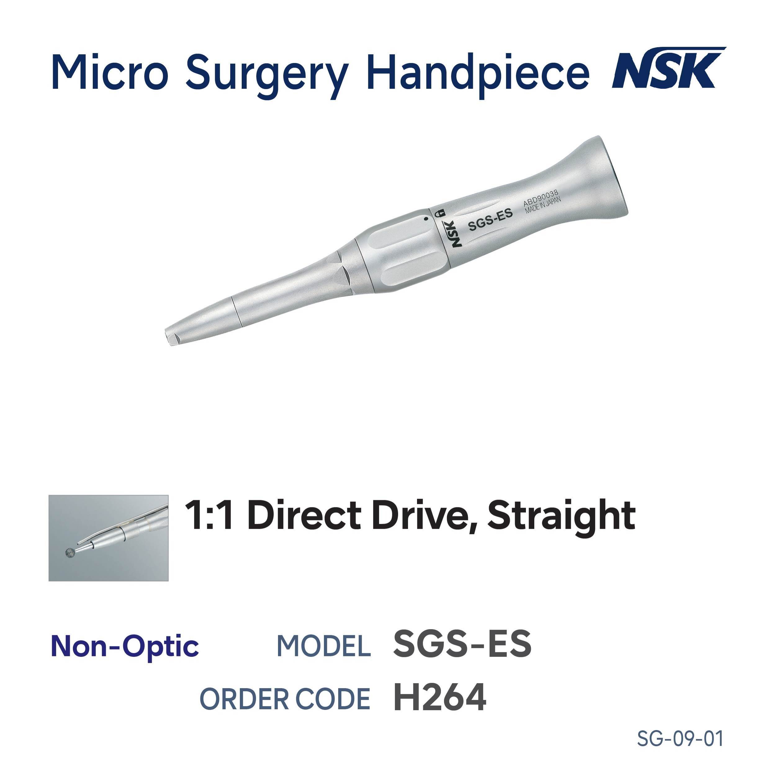 SGS ES Micro Surgery Straight Handpiece