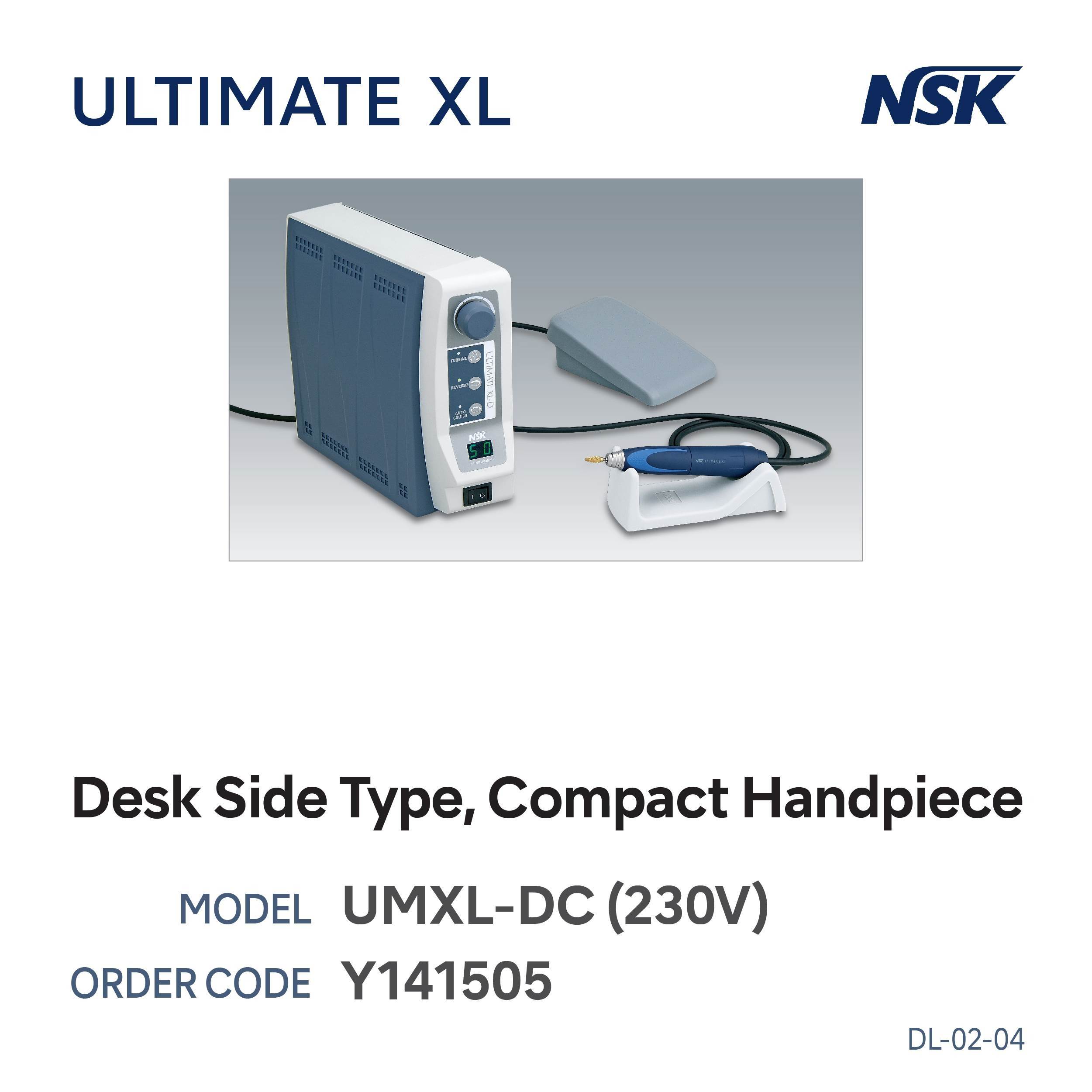 ULTIMATE XL DESK SIDE TYPE COMPLETE SET, COMPACT HANDPIECE