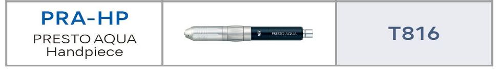 PRESTO AQUA PRA-HP HANDPIECE WITH COUPLING