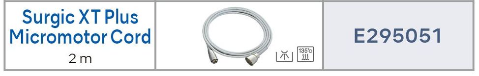 SURGIC- XT MICOMOTOR  CORD ONLY (OPTIC)
