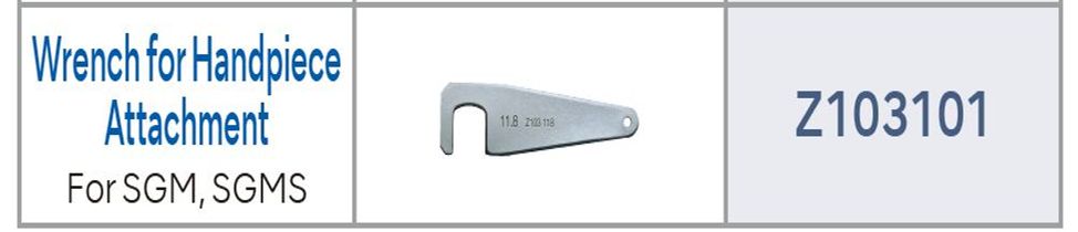 Wrench for Handpiece Attachment for SGM, SGMS