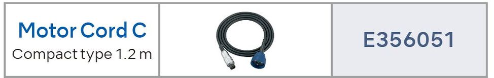 Motor Cord C Compact type 1.2 m