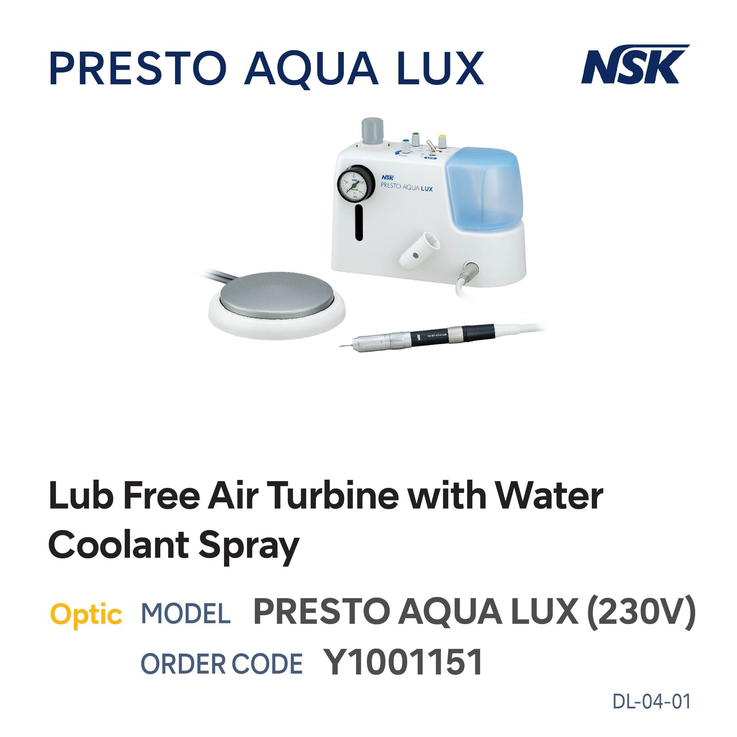 PRESTO AQUA LUX 230V COMPLETE SET